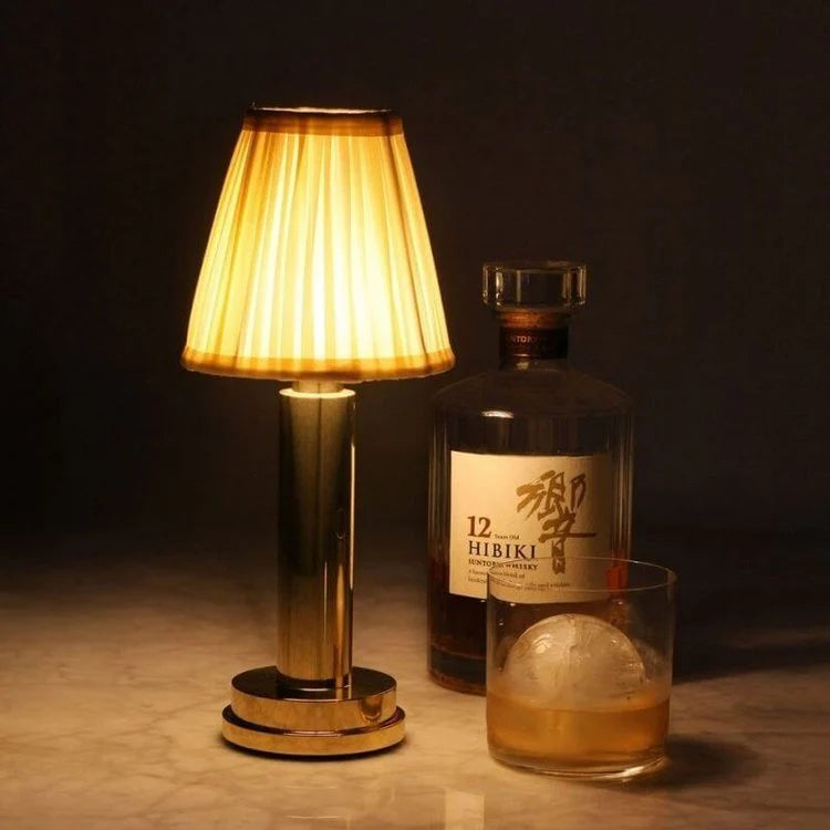 Stoff-Tischlampe