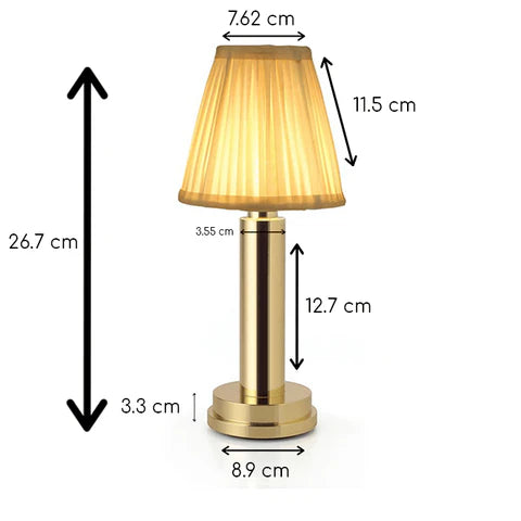 Stoff-Tischlampe