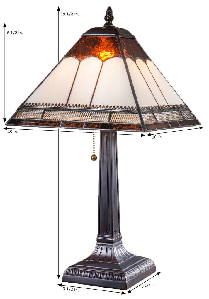 Mysteriöser brauner Bleistiftlampe