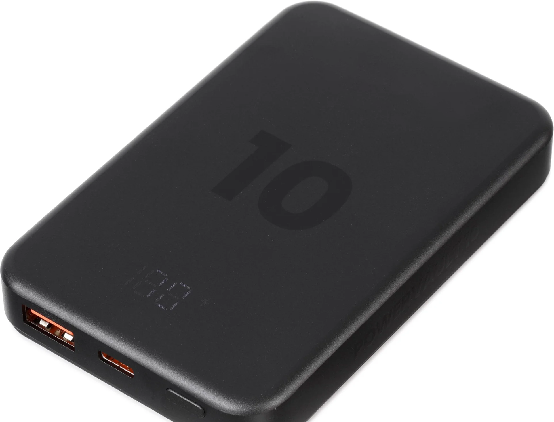 Kompakte magnetische Leistungsbank mit 10000 mAh Kapazität, Kabel- und kabelloser Aufladung